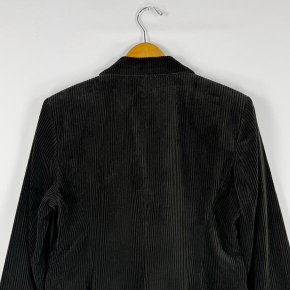 Zara Womens Limited Edition Courdoury Blazer Jacket Large Dark Olive Green - Picture 7 of 14